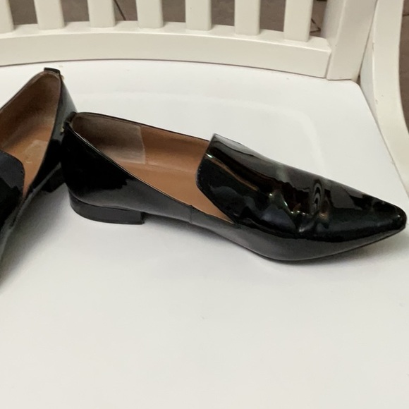 Calvin Klein Black Leather Loafers Flats - Picture 2 of 10